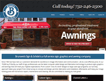 Tablet Screenshot of brunswicksign.com